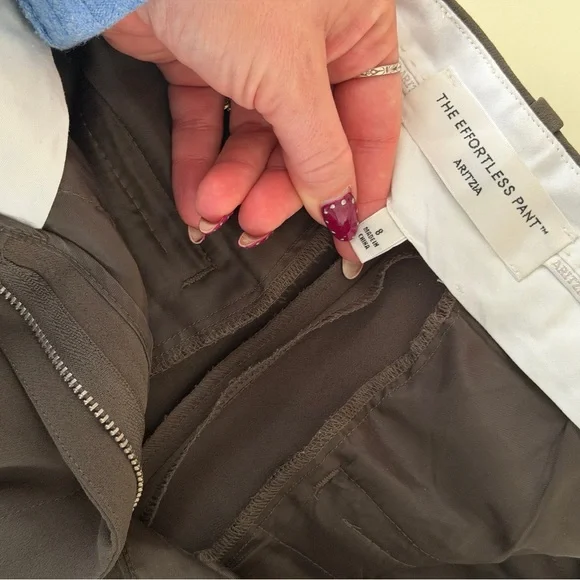 Aritzia The Effortless Pant- Crepette Wider - Picture 5 of 7